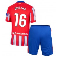 Atletico Madrid Nahuel Molina #16 Fotballklær Hjemmedraktsett Barn 2024-25 Kortermet (+ korte bukser)